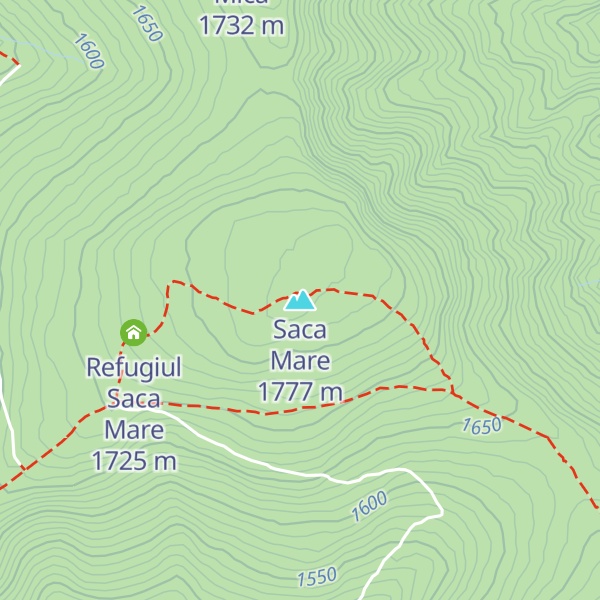 Map of Saca Mare