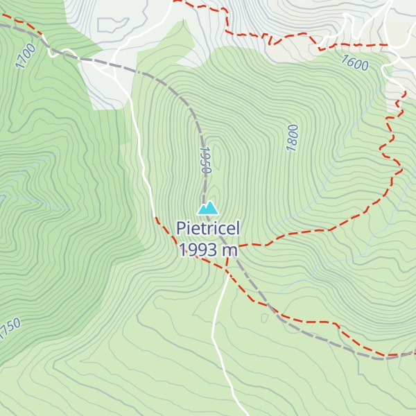 Map of Pietricel