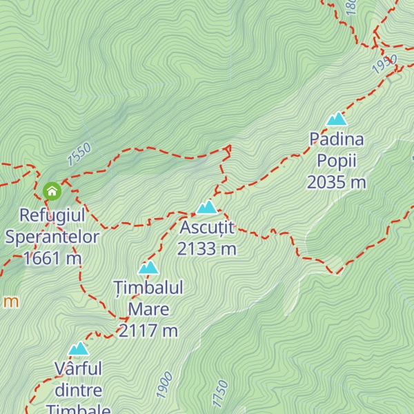 Map of Ascuțit