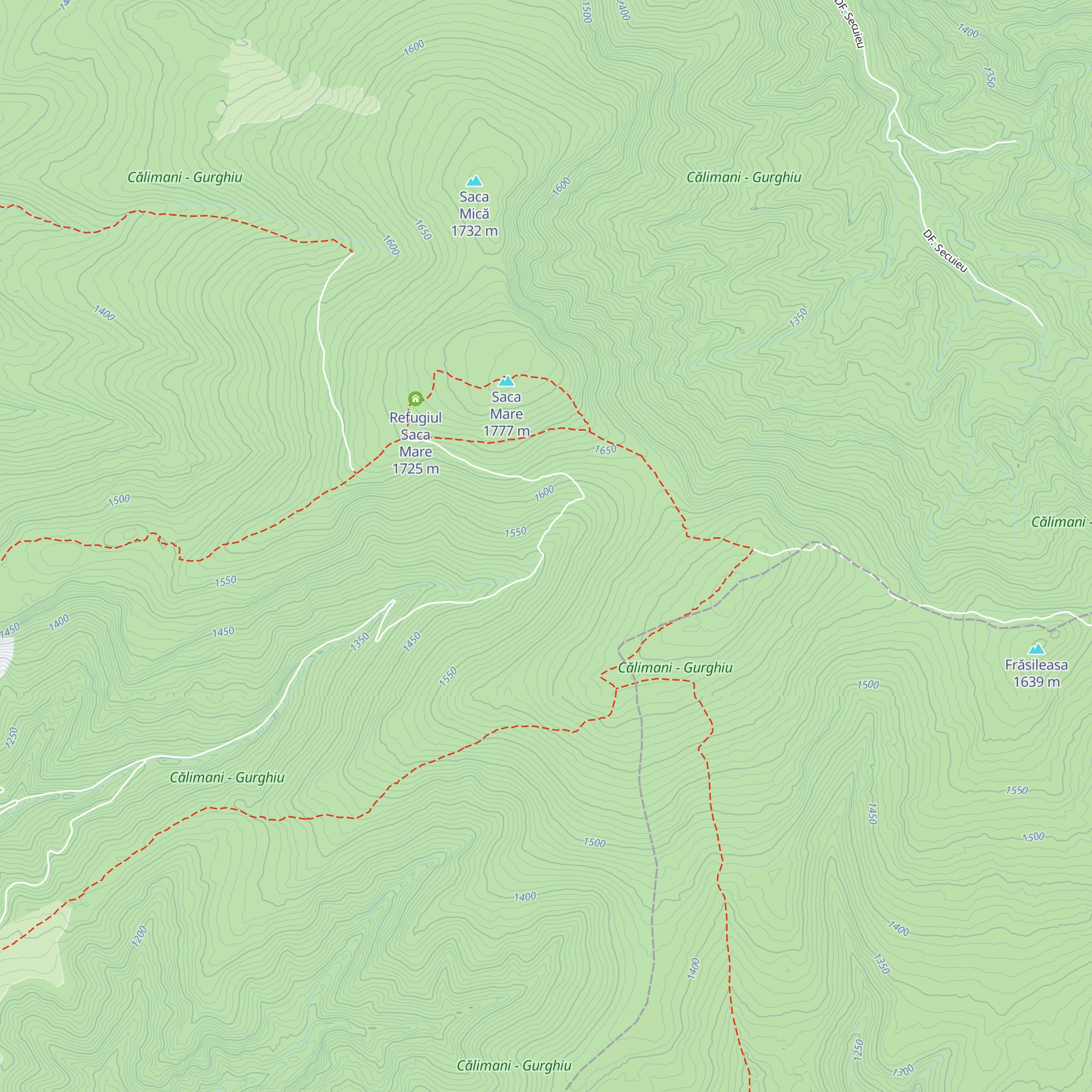Cabana Sebesfő map