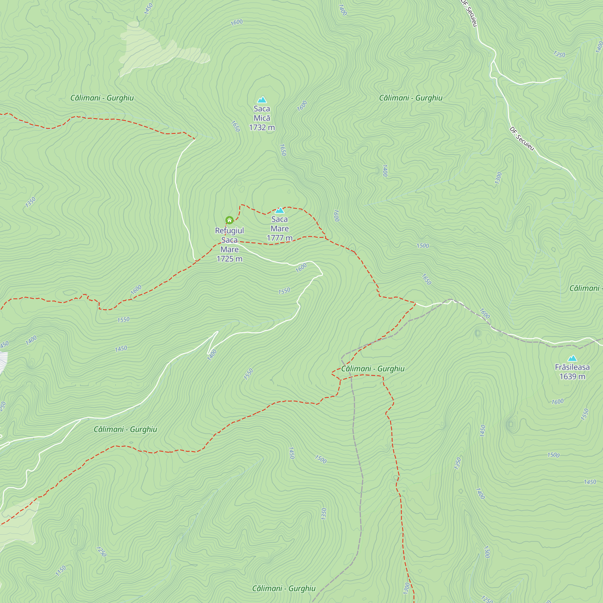 Cabana Sebesfő map