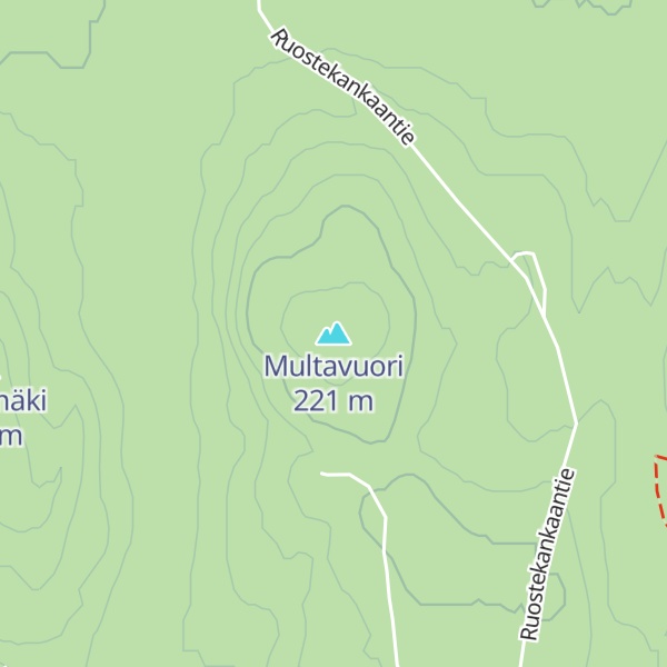 Map of Multavuori