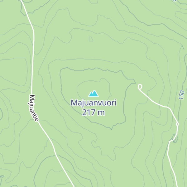 Map of Majuanvuori
