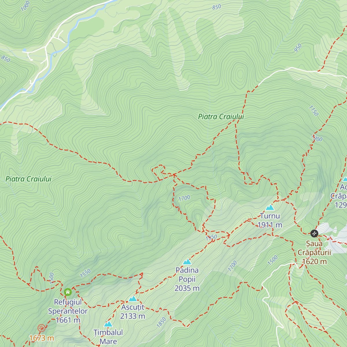 Refugiul Diana map