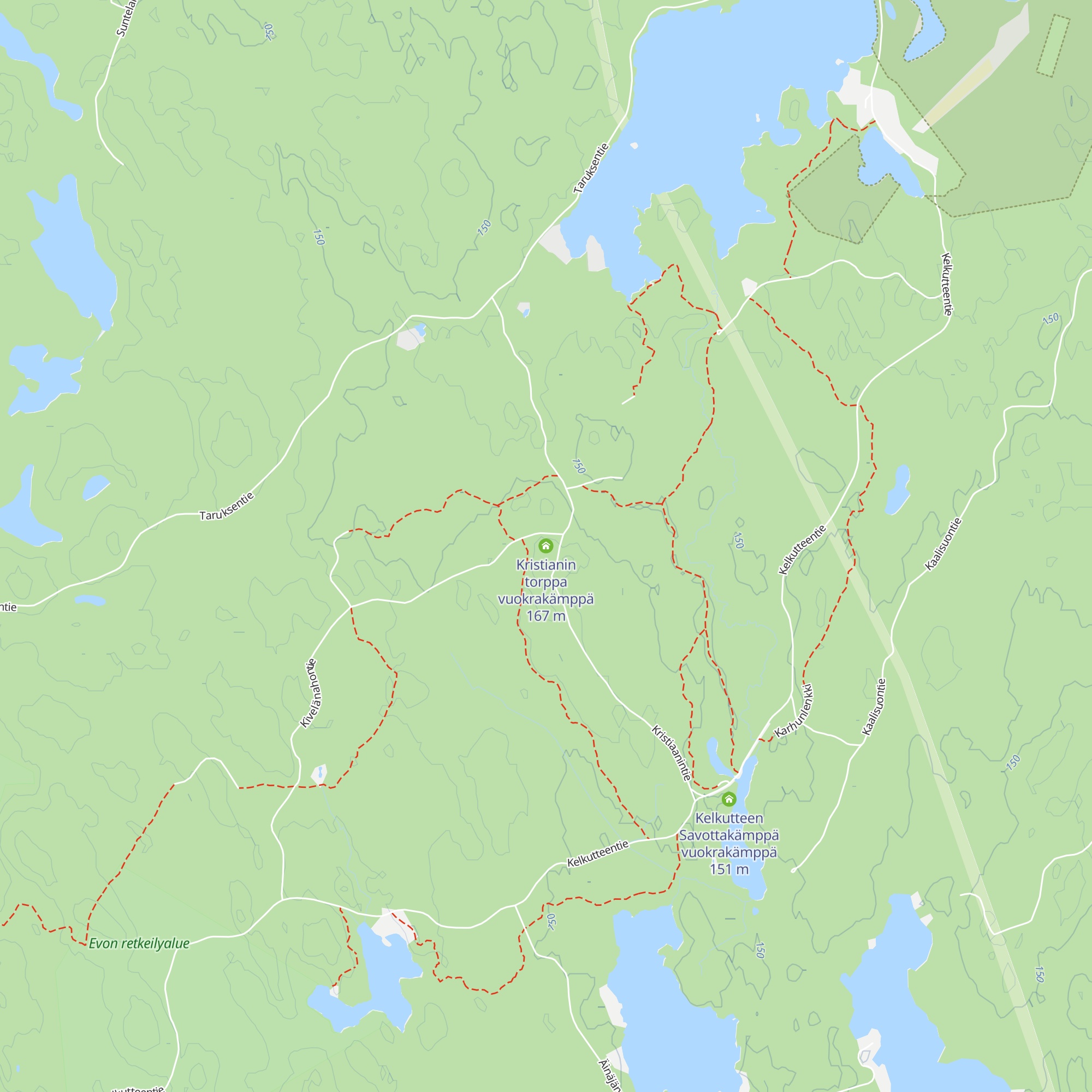Kristianin torppa vuokrakämppä map