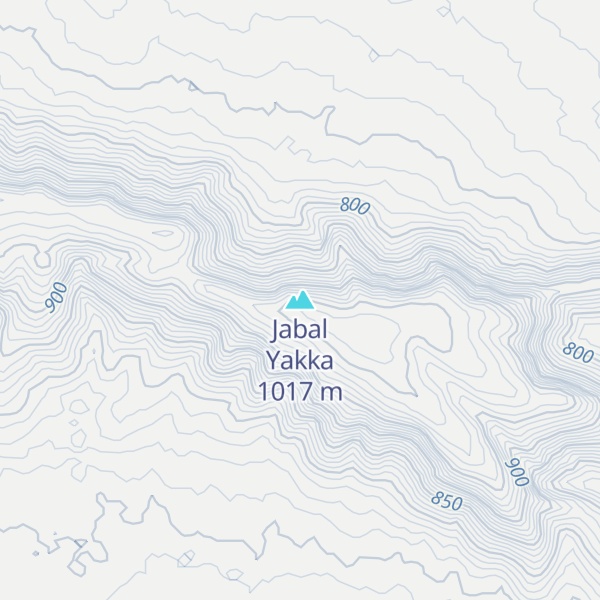 Map of Jabal Yakka