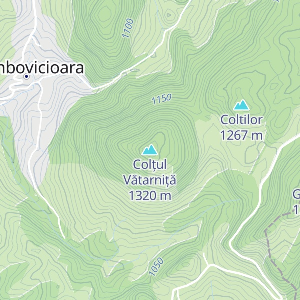 Map of Colțul Vătarniță