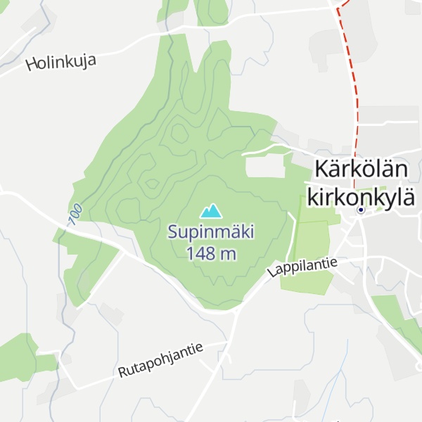 Map of Supinmäki