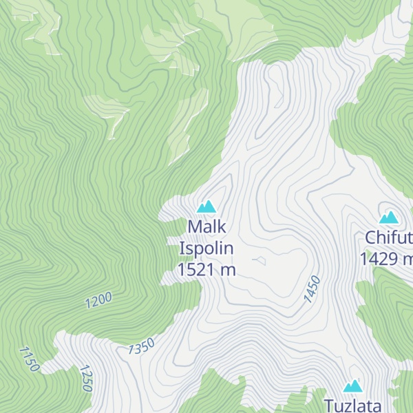 Map of Malk Ispolin
