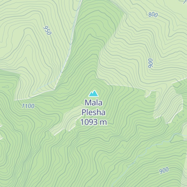Map of Mala Plesha