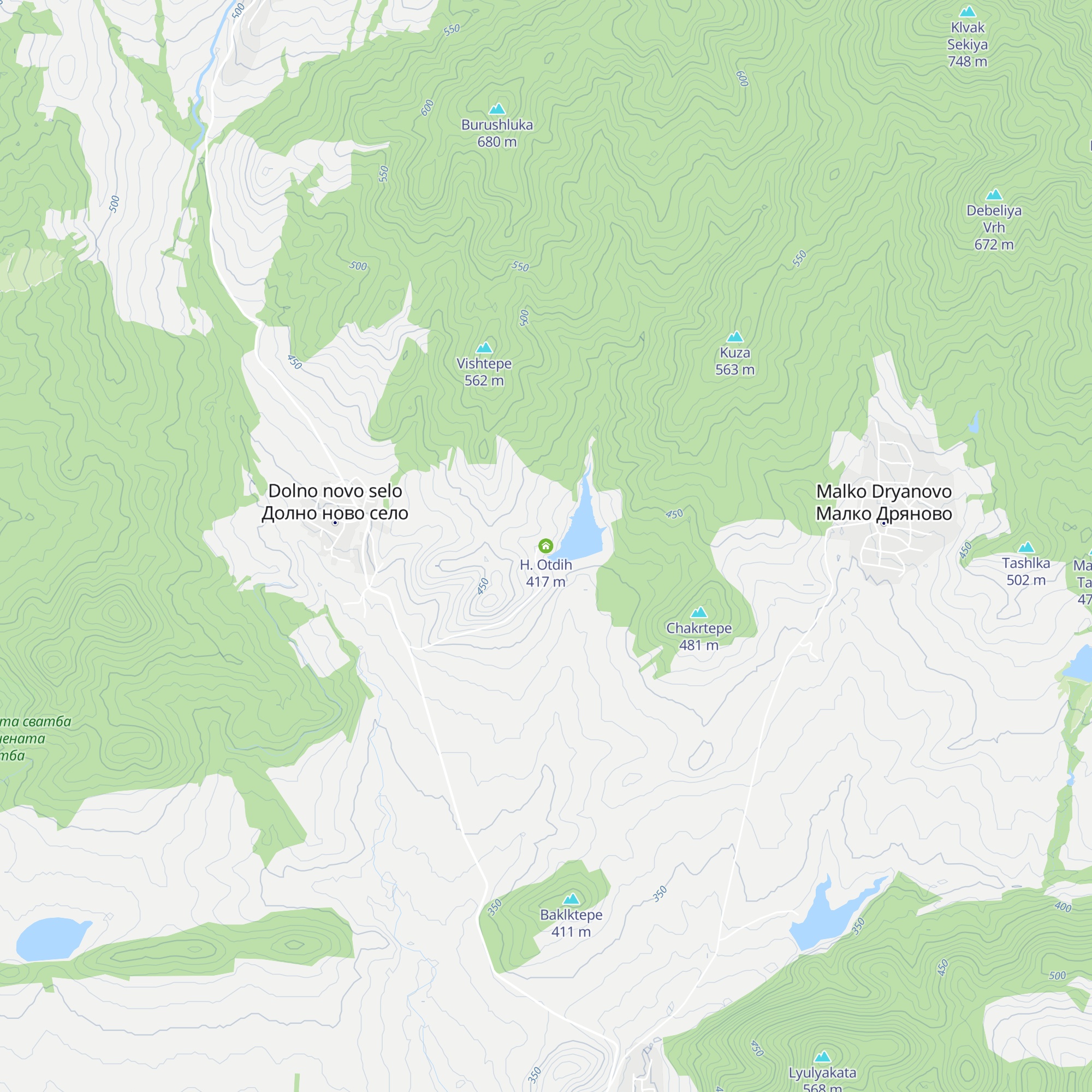 H. Otdih map