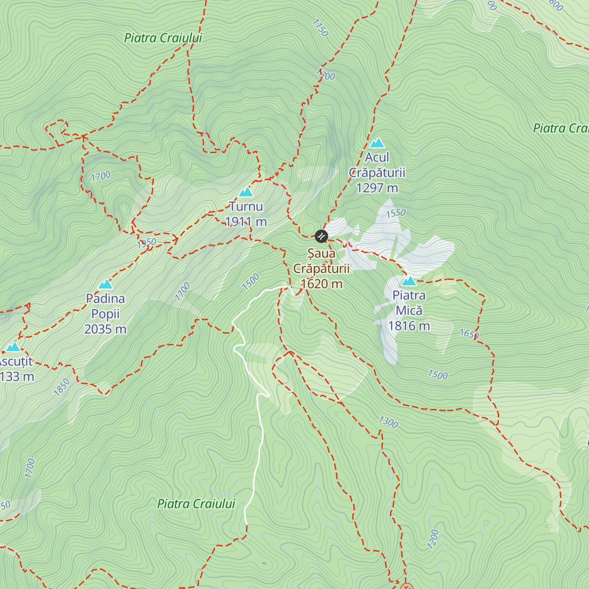Cabana Curmatura map