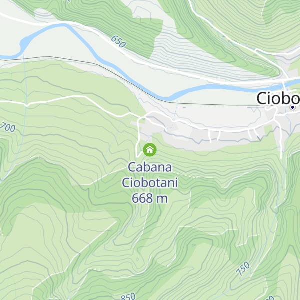 Map of Cabana Ciobotani