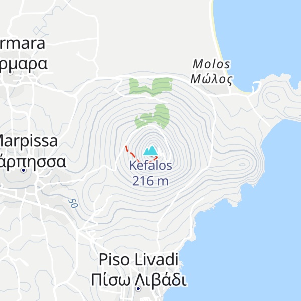 Map of Kefalos