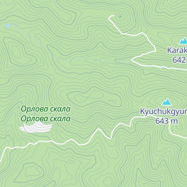 Map of Doganski Vrh