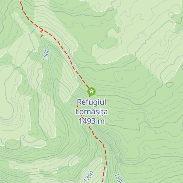 Map of Refugiul Lomășița