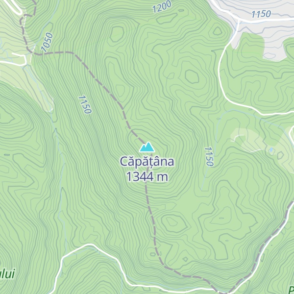 Map of Căpățâna