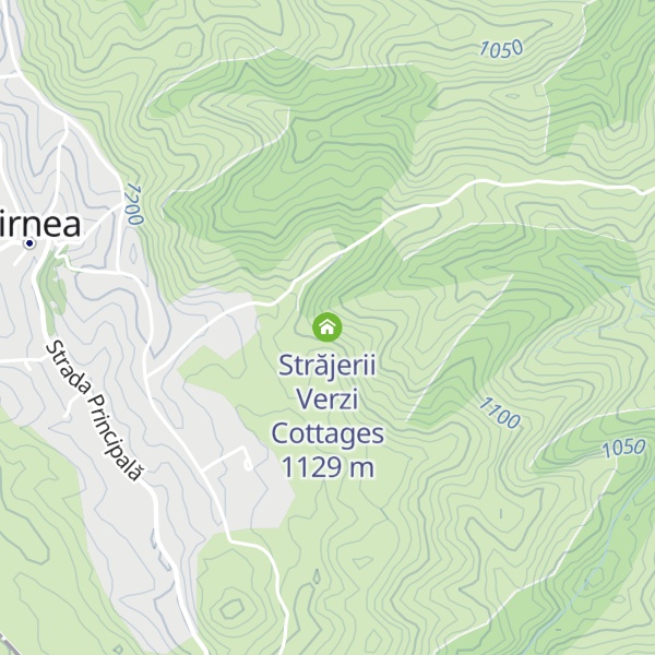Map of Străjerii Verzi Cottages