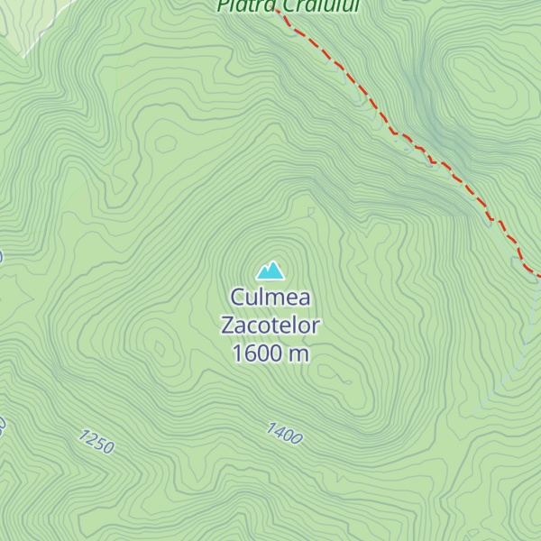 Map of Culmea Zacotelor