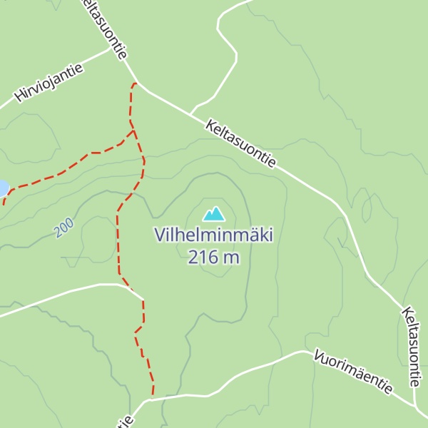 Map of Vilhelminmäki