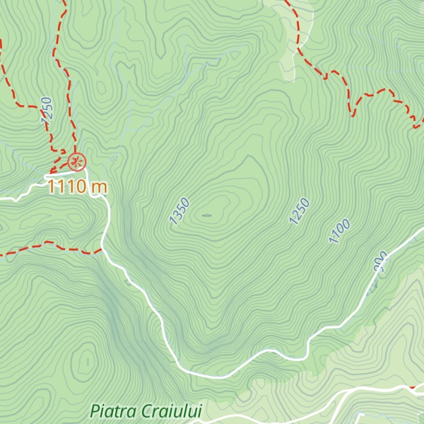 Map of Vârful Glemeii