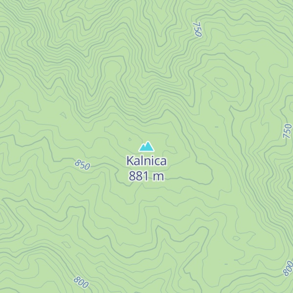 Map of Kalnica