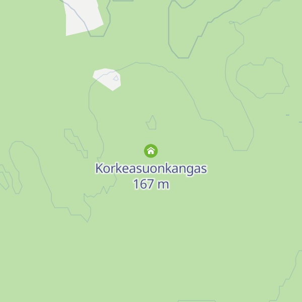 Map of Korkeasuonkangas