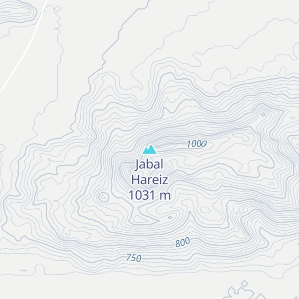 Map of Jabal Hareiz