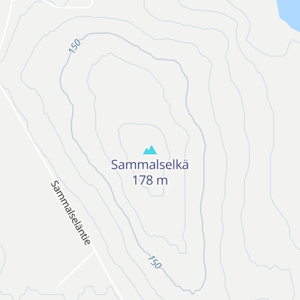 Map of Sammalselkä