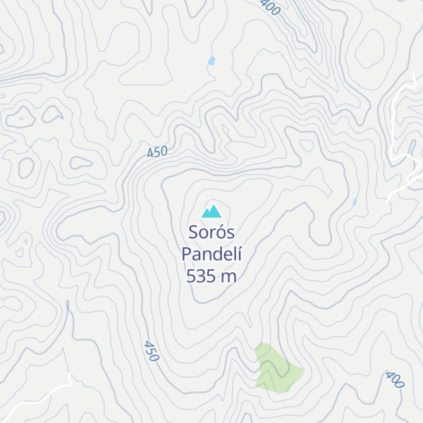 Map of Sorós Pandelí