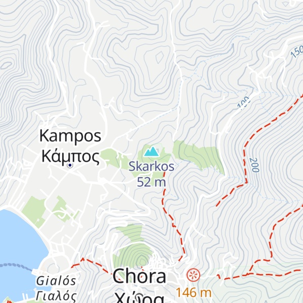 Map of Skarkos