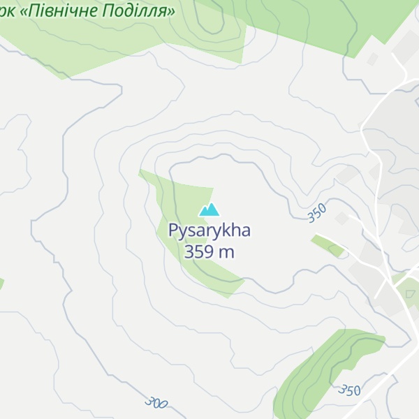 Map of Pysarykha