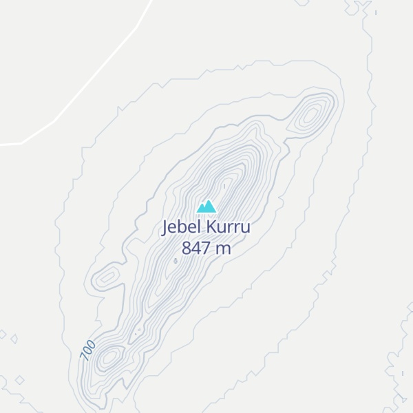 Map of Jebel Kurru