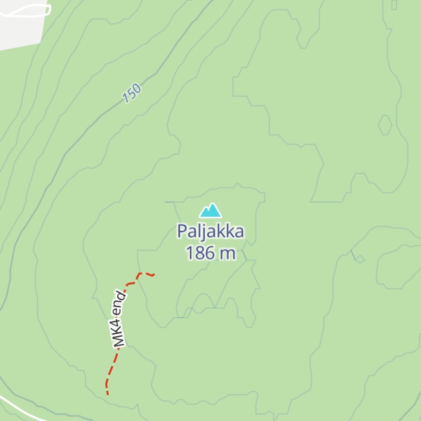 Map of Paljakka