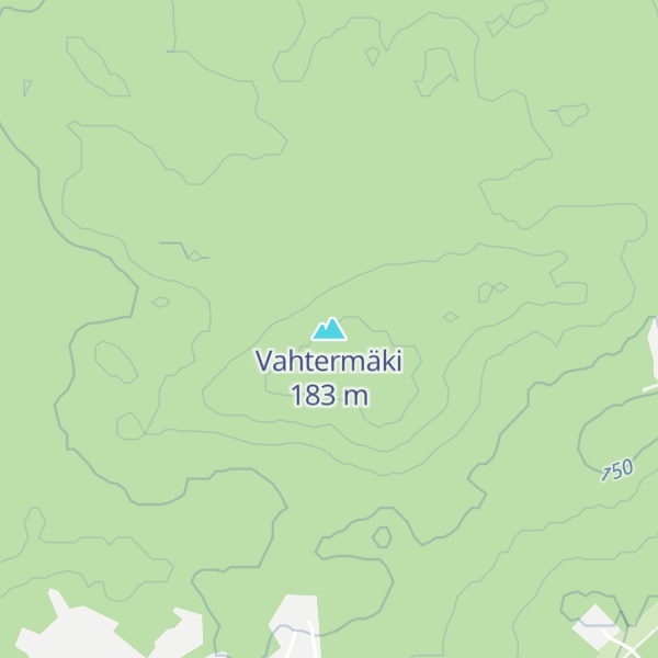 Map of Vahtermäki