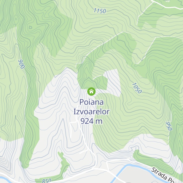 Map of Poiana Izvoarelor