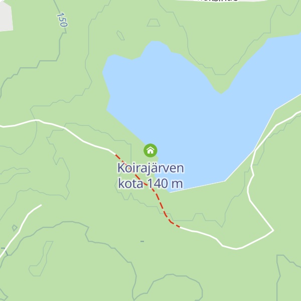 Map of Koirajärven kota