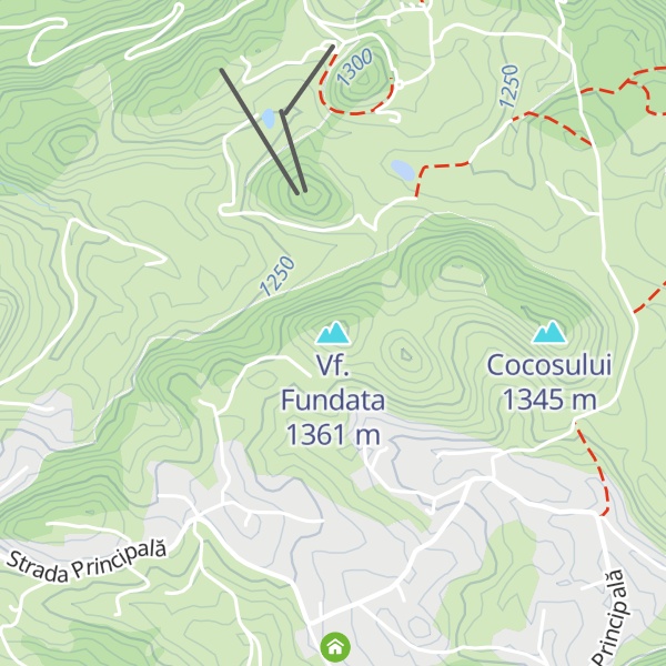 Map of Vf. Fundata