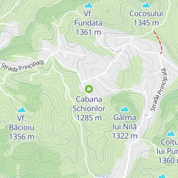 Map of Cabana Schiorilor