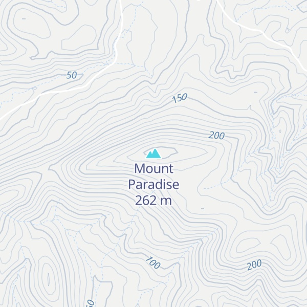 Map of Mount Paradise