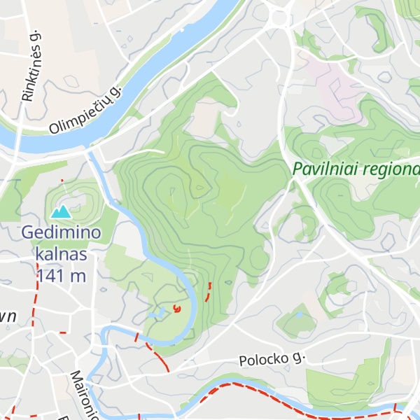 Map of Crooked Hill