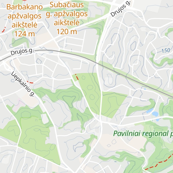 Map of Ausies kalnas
