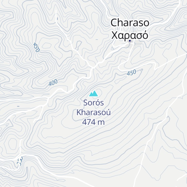 Map of Sorós Kharasoú