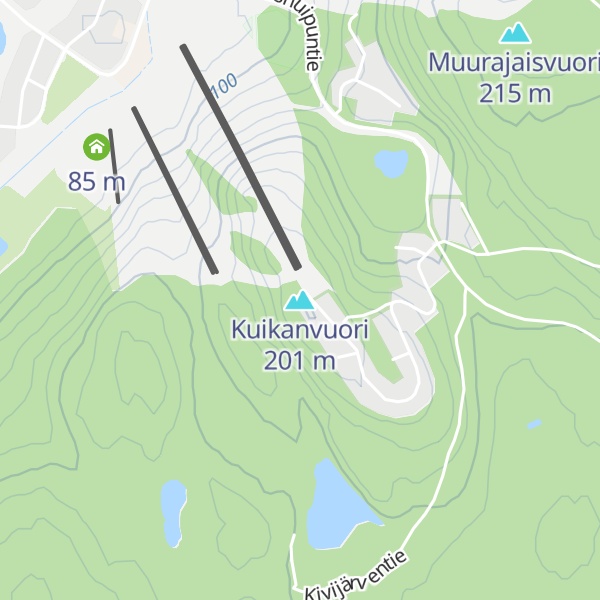 Map of Kuikanvuori