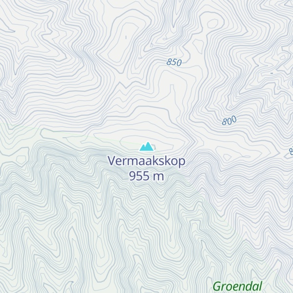 Map of Vermaakskop