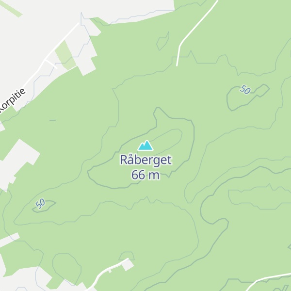 Map of Råberget