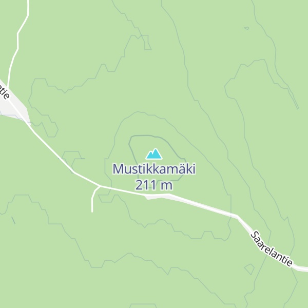 Map of Mustikkamäki
