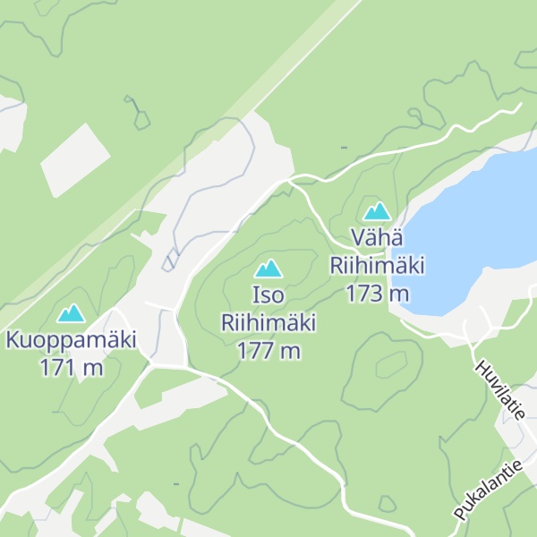 Map of Iso Riihimäki