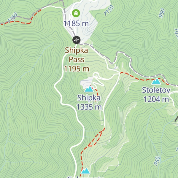 Map of Shipka