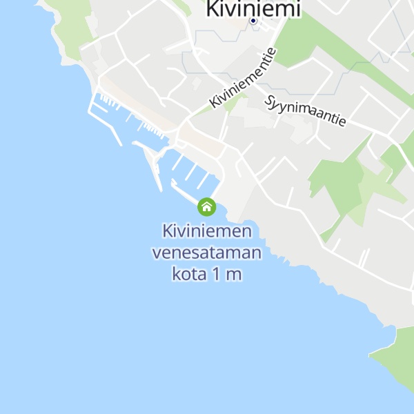 Map of Kiviniemen venesataman kota